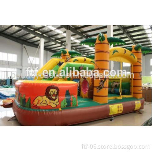 2015 best selling crazy fun jumping castle bed room, indoor or outdoor commercial grade, PVC inflatable slide for sale